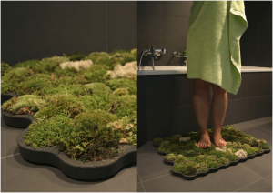 alfombra musgo para tu baño