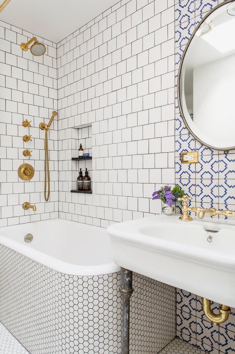 15 baños pequeños con mucho estilo para inspirarte