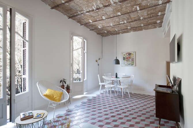 Fantastico piso modernista en Barcelona para robar ideas