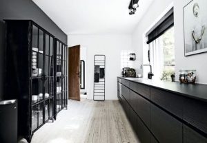 Negro: Nueva tendencia de color para muebles de cocina