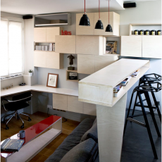 Confortable Mini estudio Parisino 16metros cuadrados para robar ideas